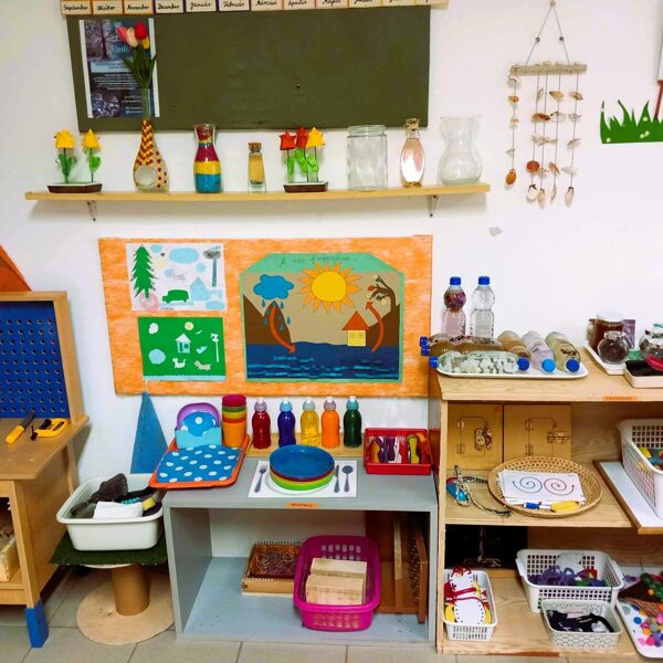 Érzékelésfejlesztő játszópolc